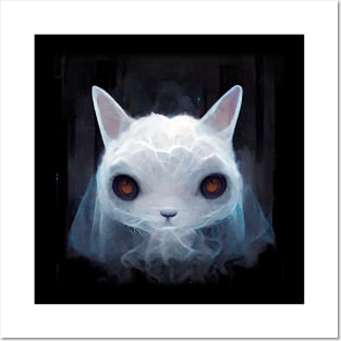 Ghost Cat Posters and Art